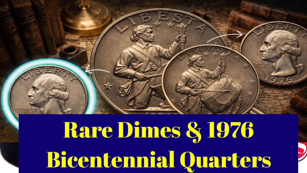 Rare Dimes & 1976 Bicentennial Quarters