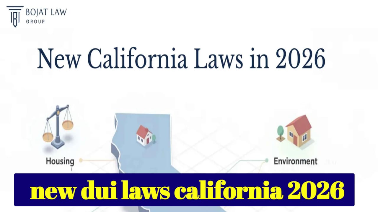 New DUI Laws California 2026