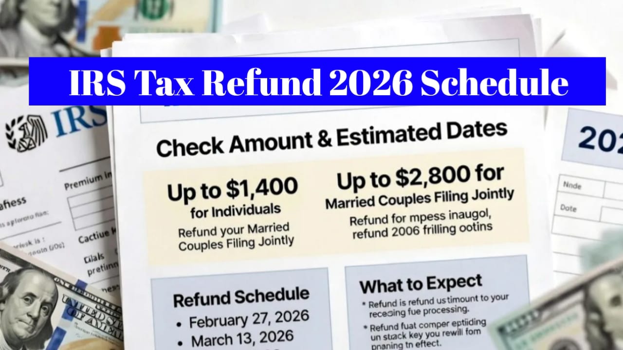 IRS Tax Refund 2026 Schedule