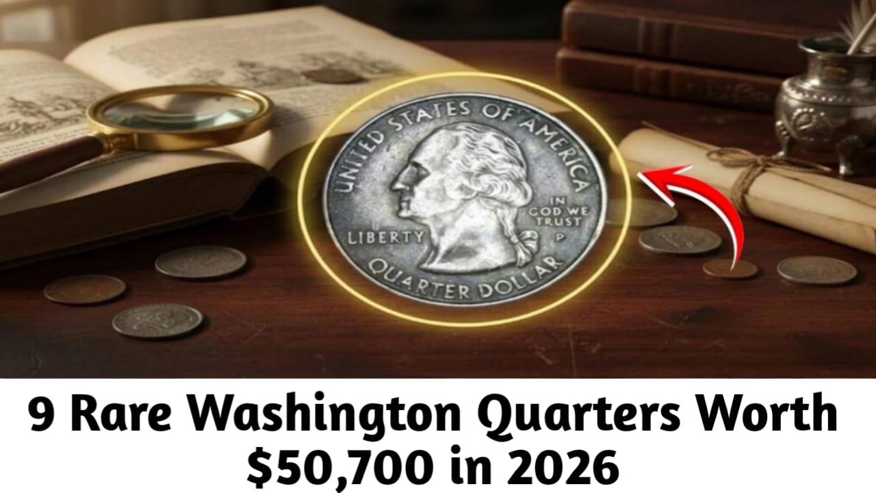 9 Rare Washington Quarters Worth $50,700 in 2026