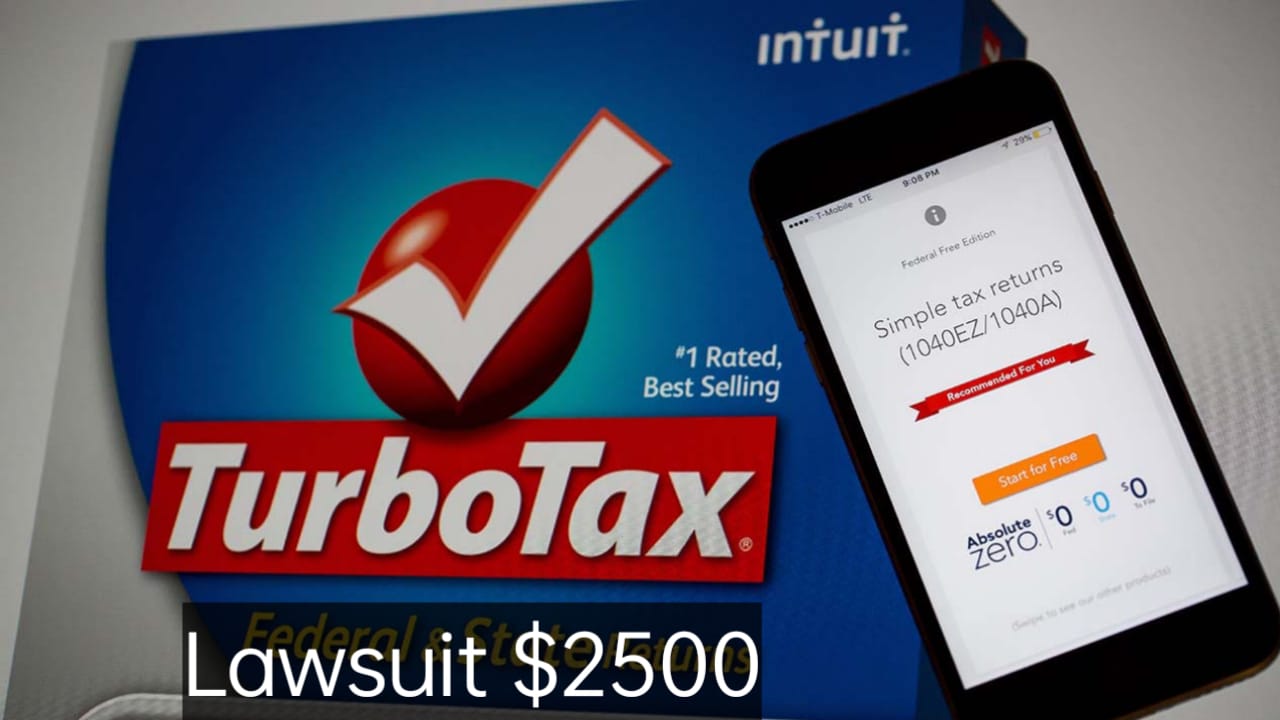 TurboTax Lawsuit $2500
