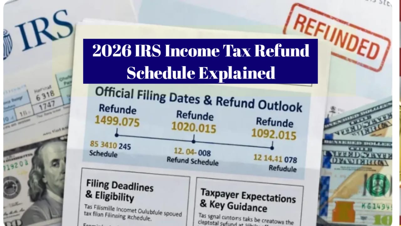 2026 IRS Income Tax Refund Schedule Explained